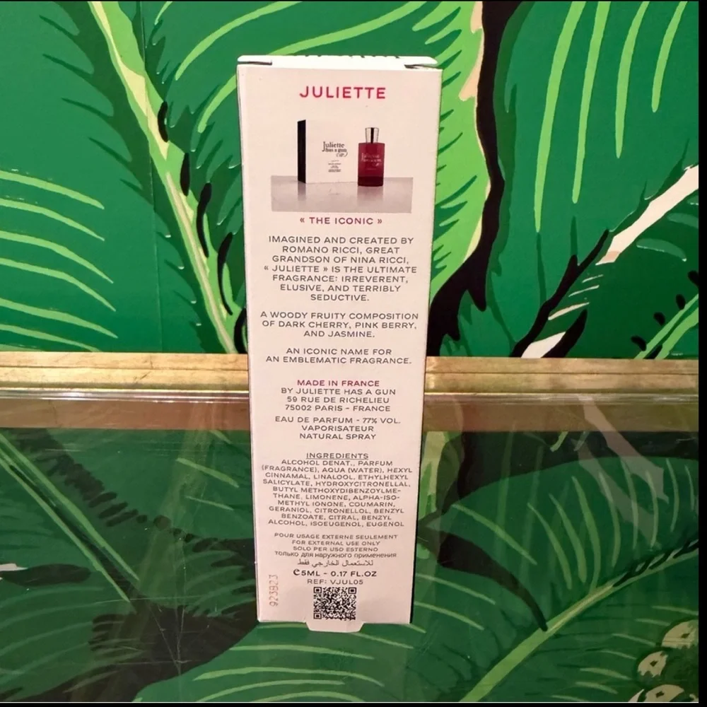 NWT Juliette Has A Gun Juliette 5mL Mini Travel Spray